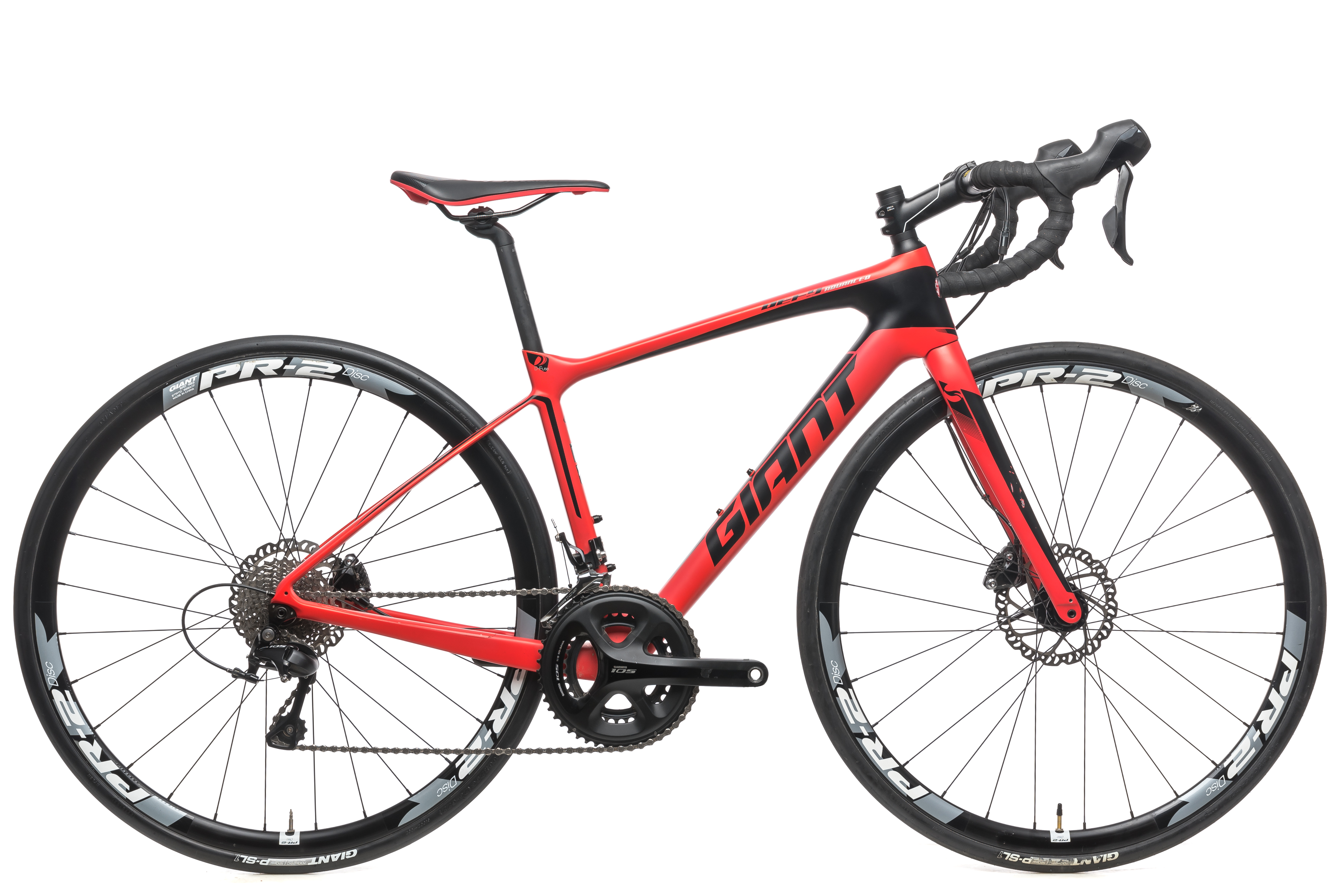 2017 Giant Defy Advanced 2 Road Bike XSmall Carbon Shimano 105 11s PR