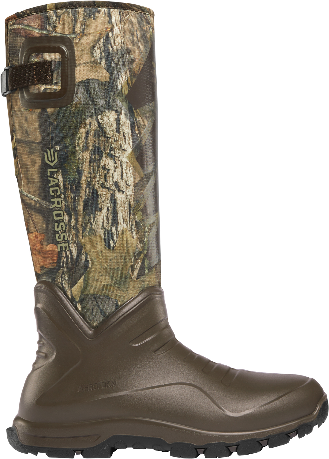 Pre-owned Lacrosse Mens Aerohead Sport 16in 3.5mm Mobu Country Polyurethane Hunting Boots In Mossy Oak Break-up Country