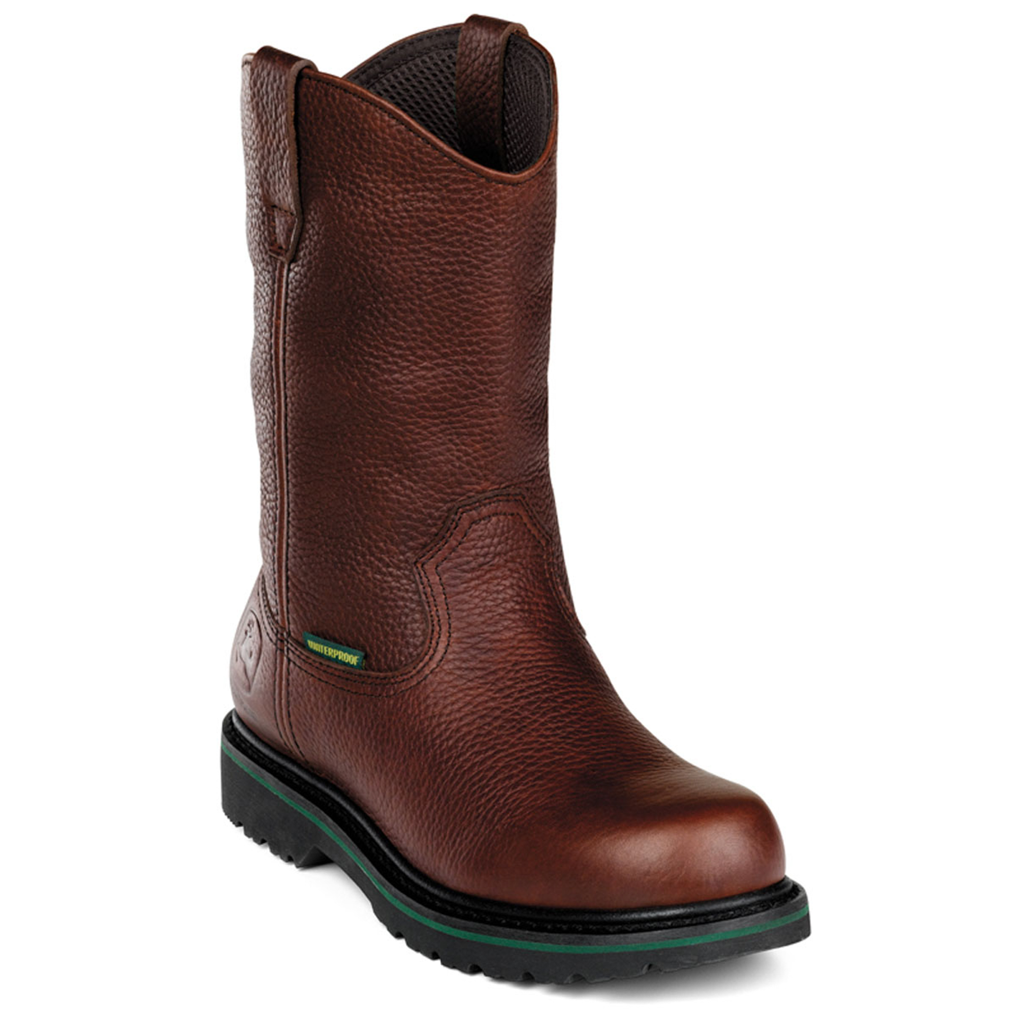 steel toe boots deere mens brown leather 10in waterproof steel steel toe boots deere mens brown leather 10in waterproof steel
