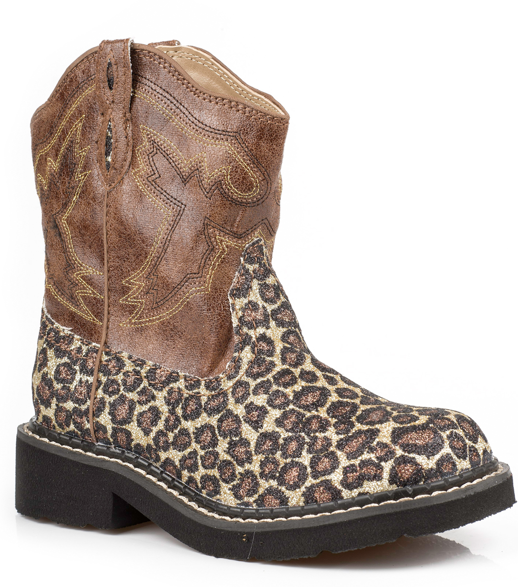 leopard cowboy boots roper chunks faux glitter leopard leather leopard cowboy boots roper chunks faux glitter leopard leather