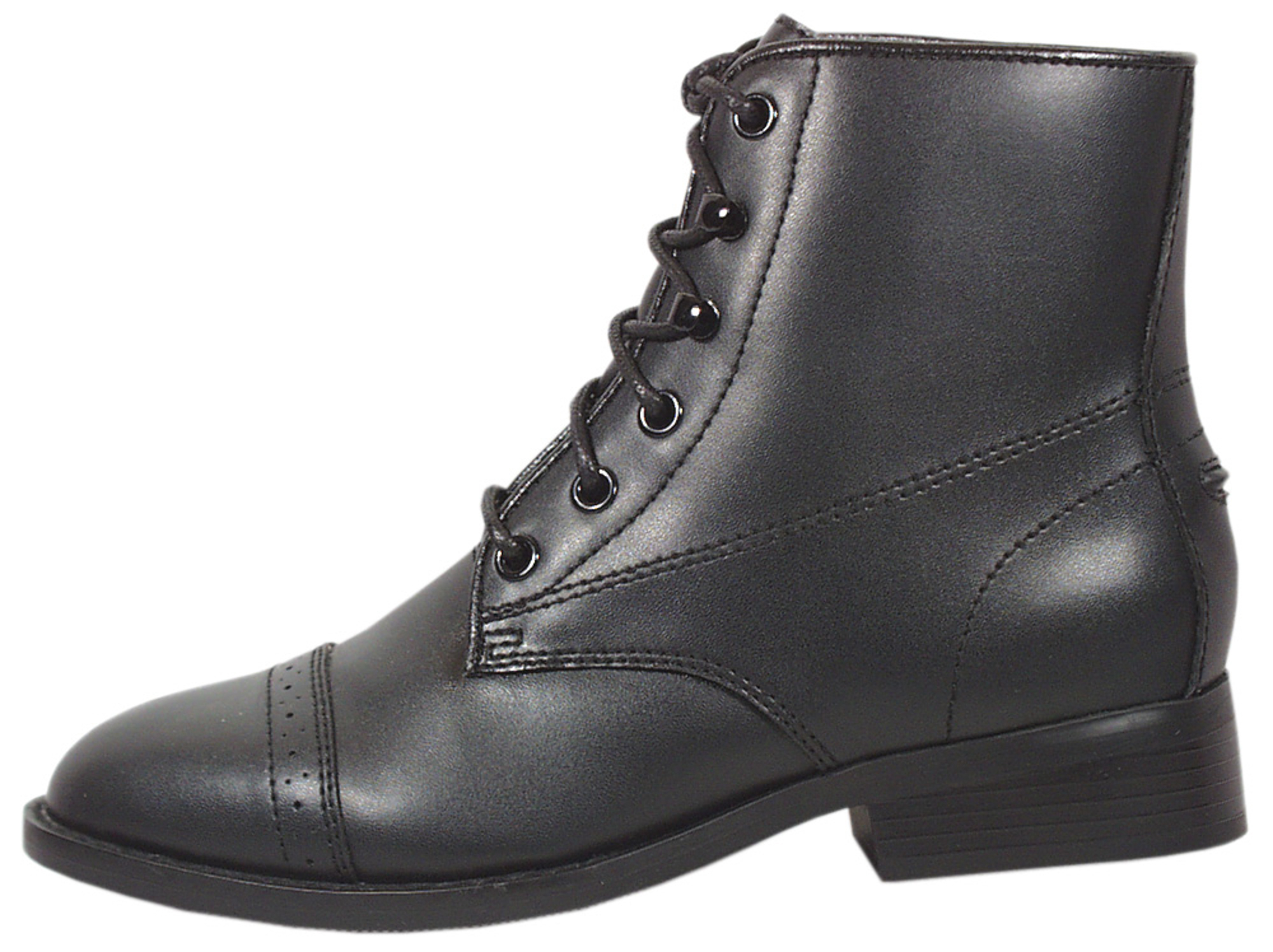 Smoky Mountain Boots Womens Paddock Black Faux Leather Riding eBay