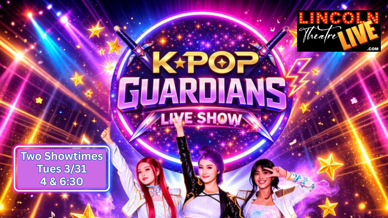 KPOP Guardians Live poster for the Lincoln on March 31
