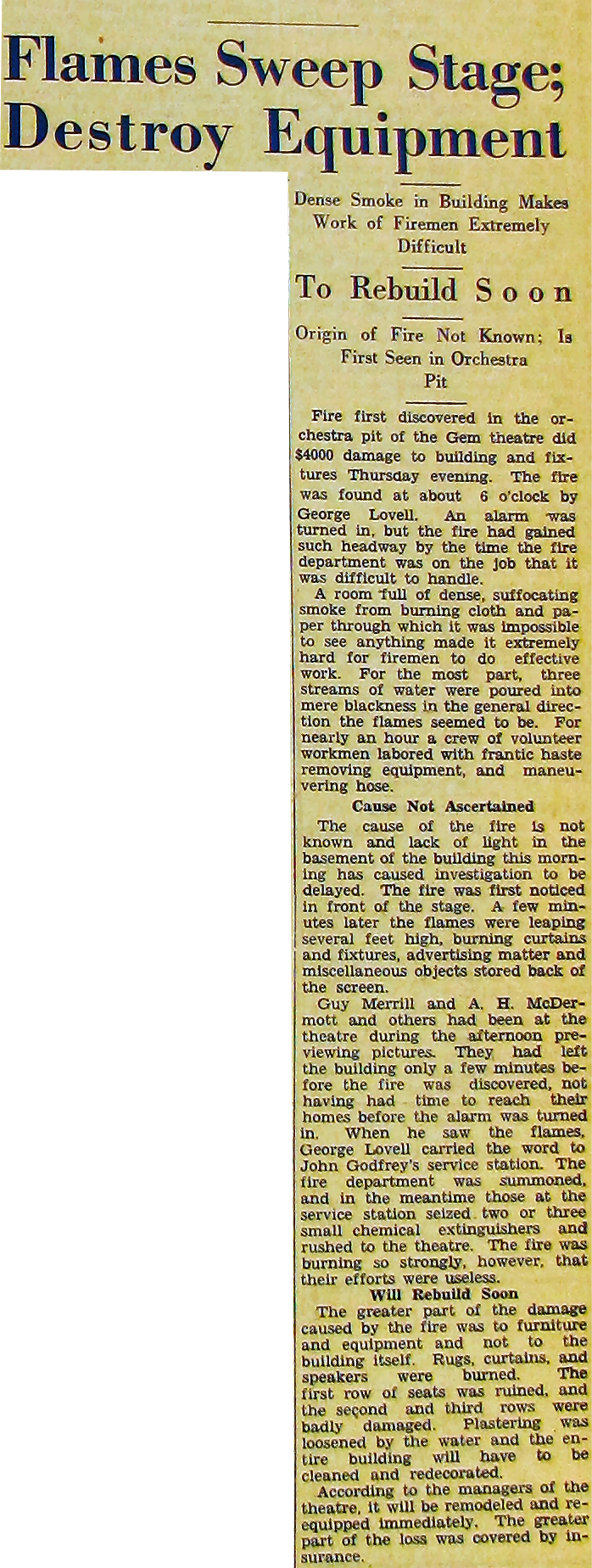 Mirage Theater History