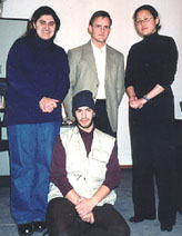 Shorena, Sean, Jo and Sam in Azerbaijan