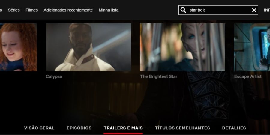 Short Trek Disponível na Netflix
