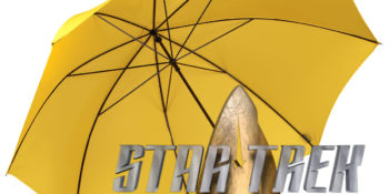 Jornada nas Estrelas debaixo do mesmo guarda-chuvas