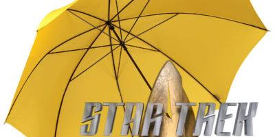 Jornada nas Estrelas debaixo do mesmo guarda-chuvas