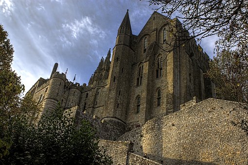 Mont St Michael, Castle, Cathedral