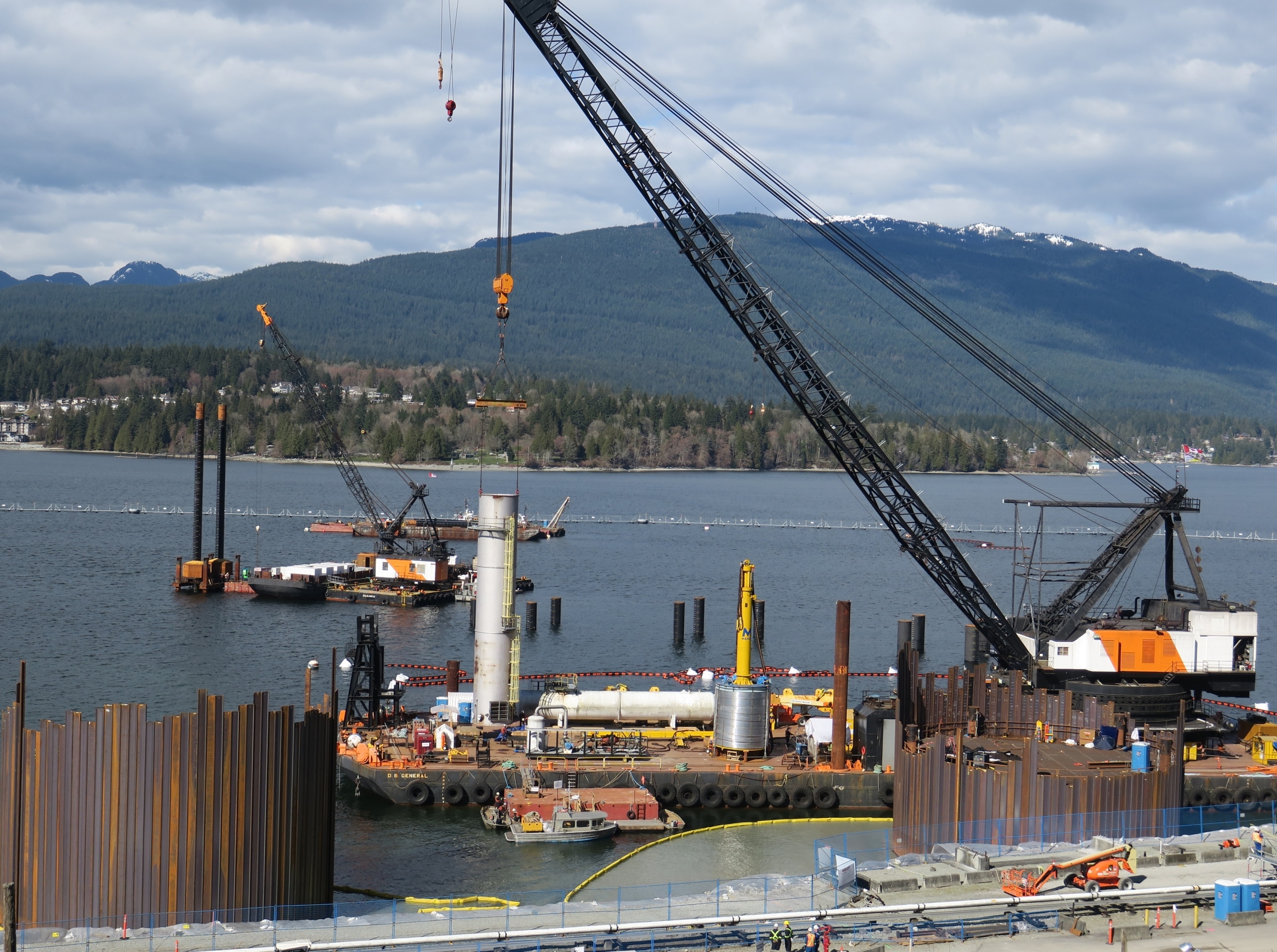 Construction Update Progress on Westridge Marine Terminal Expansion Trans Mountain