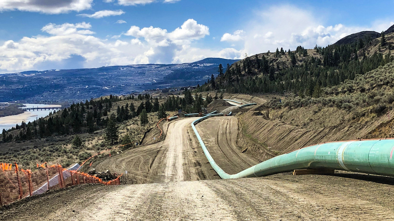 Project Update Construction in Kamloops Trans Mountain