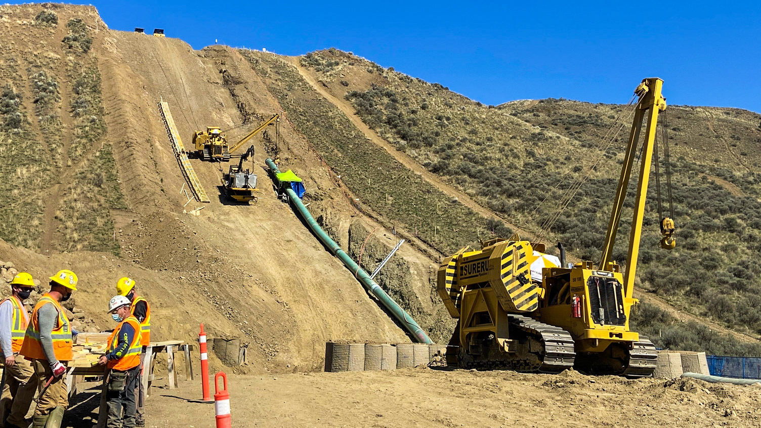 Trans Mountain Project Update Construction in Kamloops