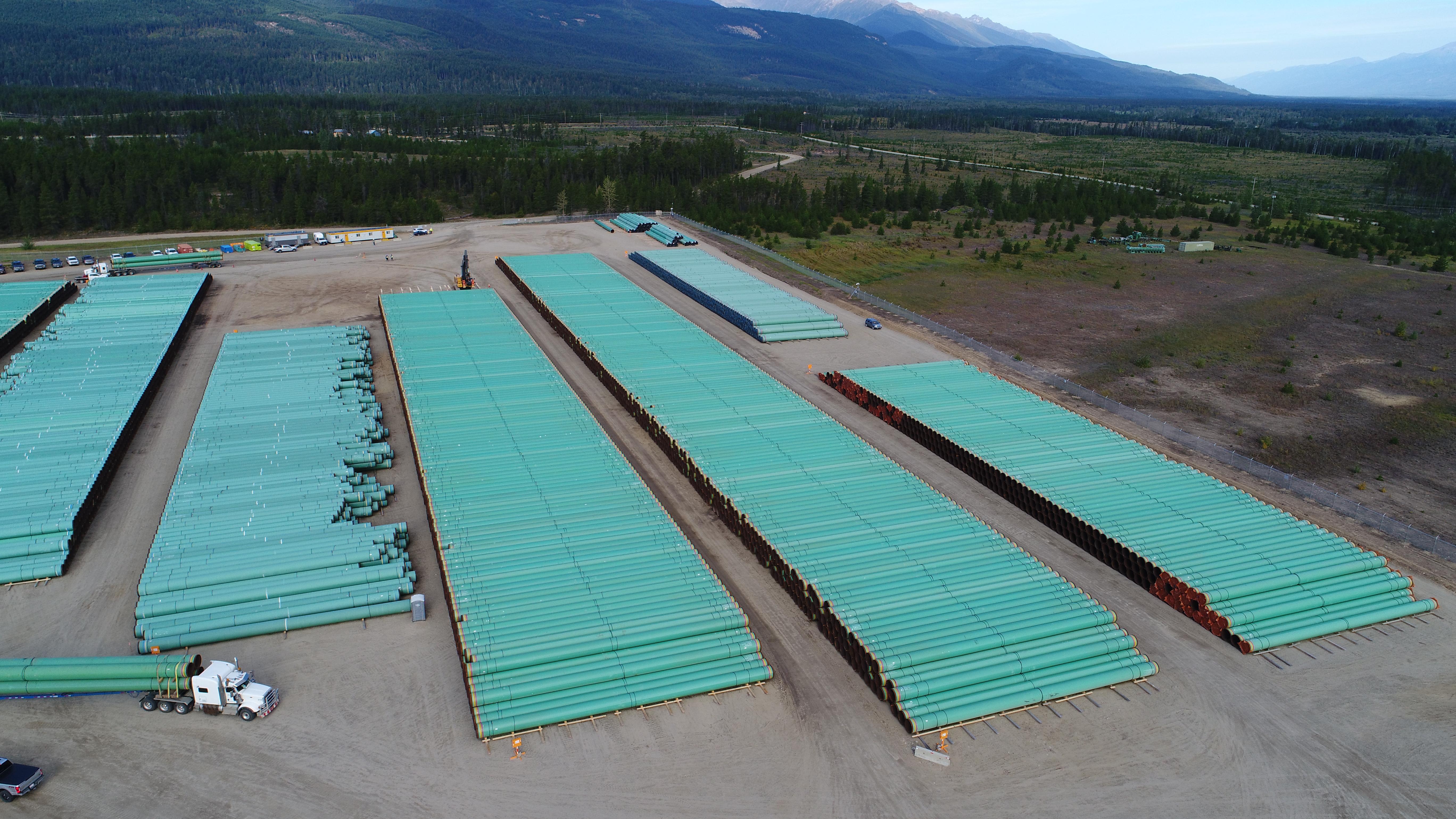 Got Pipe? More than FiftyFive Per Cent of Expansion Project Pipe Has Arrived Trans Mountain