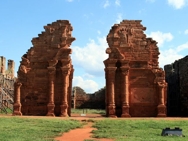 Jesuit Missions of the Guaranis: San Ignacio Mini .  Santa Ana .  Nuestra Señora de Loreto and Santa Maria Mayor (Argentina) .  Ruins of Sao Miguel das Missoes (Brazil)