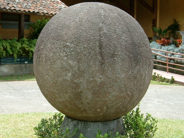 Diquis Precolumbian Chiefdom Settlements with Stone Spheres