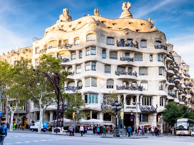 Casa Mila by Antoni Gaudi