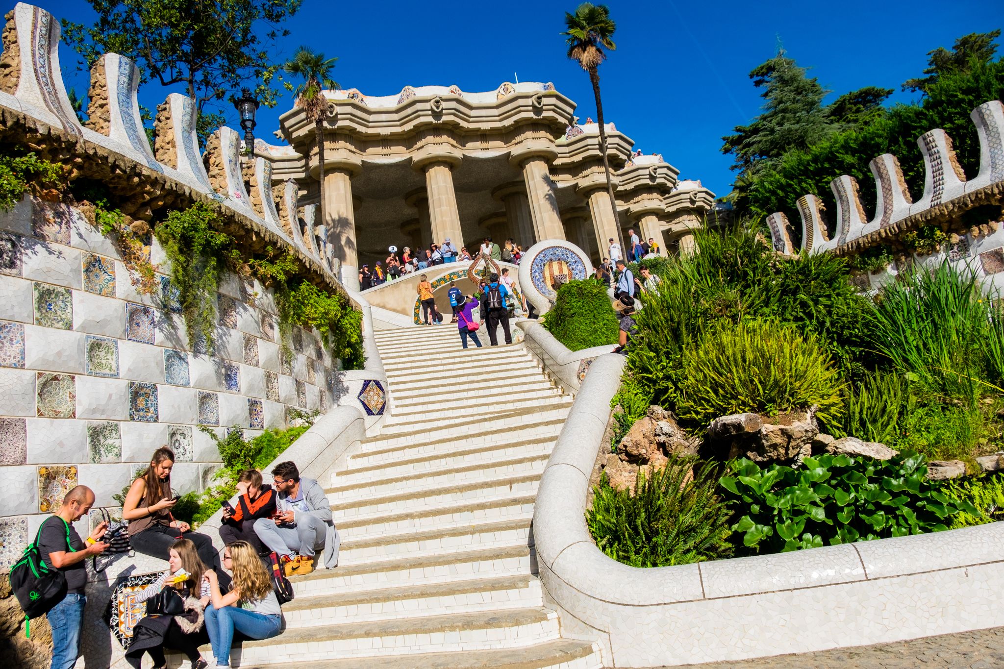 staircases of Parc Guell