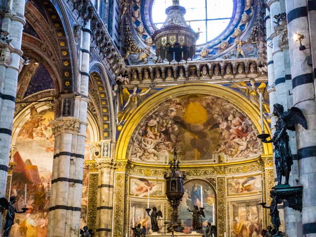 decorated altar, Siena Cathedral