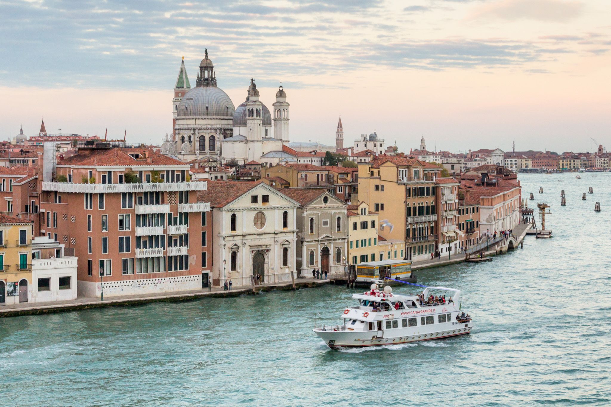 view of Venice from the Giudecca Canal
