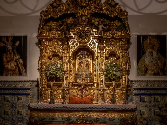 chapel inside the Plaza de Toros de la Maestranza 