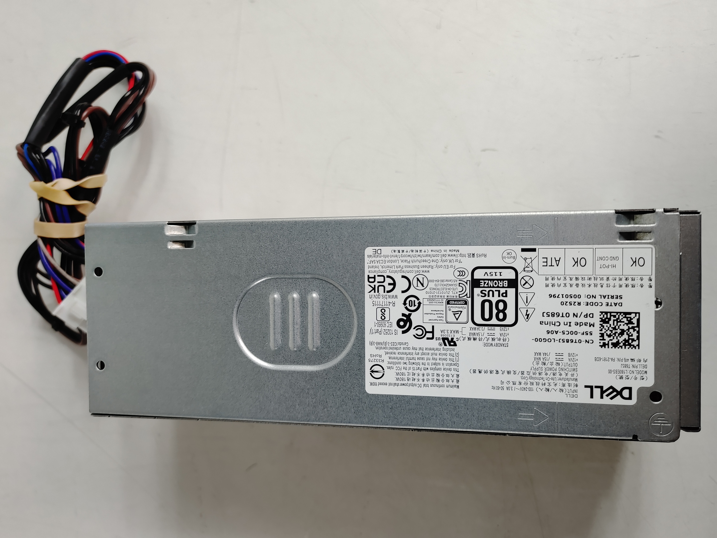 Dell Inspiron 3910 180 W 8 Pin SFF Desktop Power Supply T658J