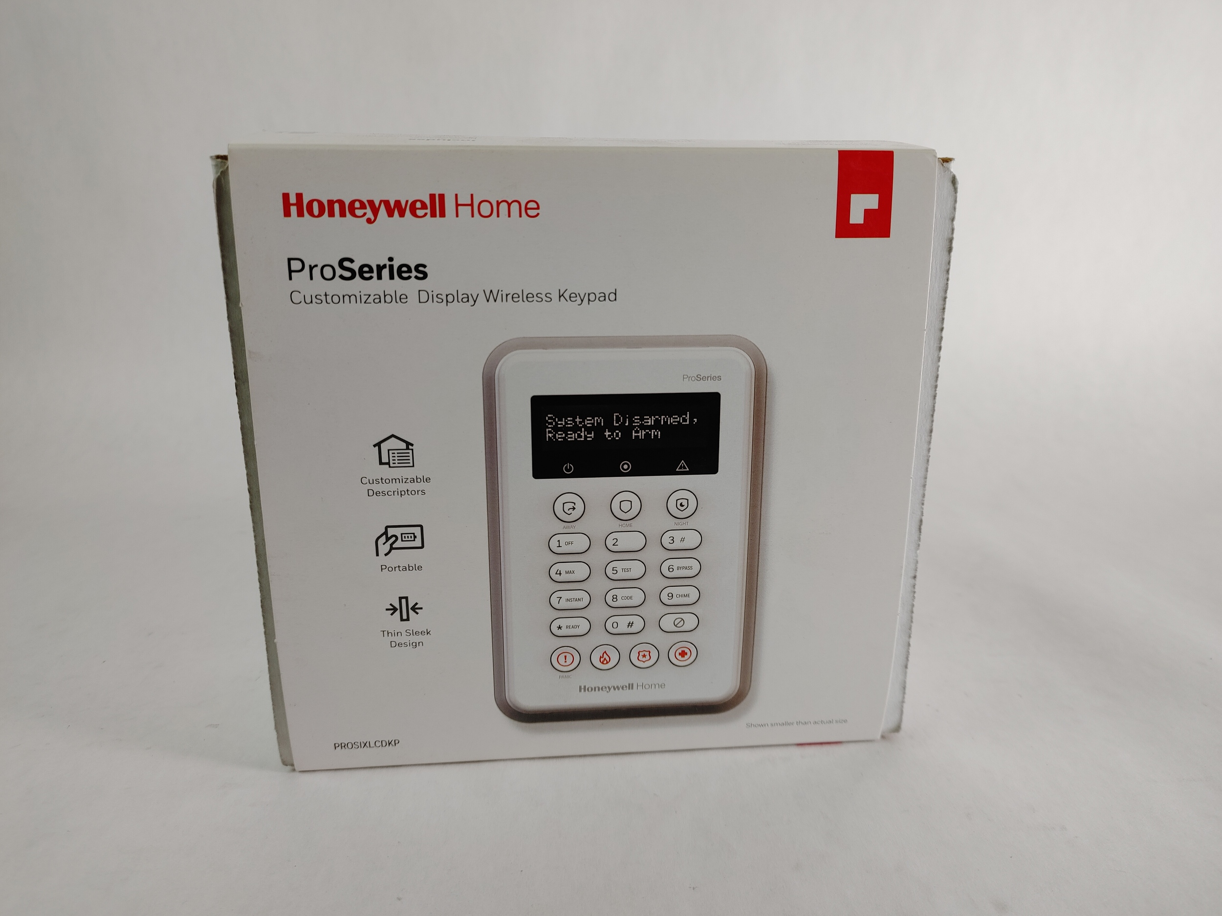 New Honeywell PROSIXLCDKP LCD Display Wireless Keypad Open Box
