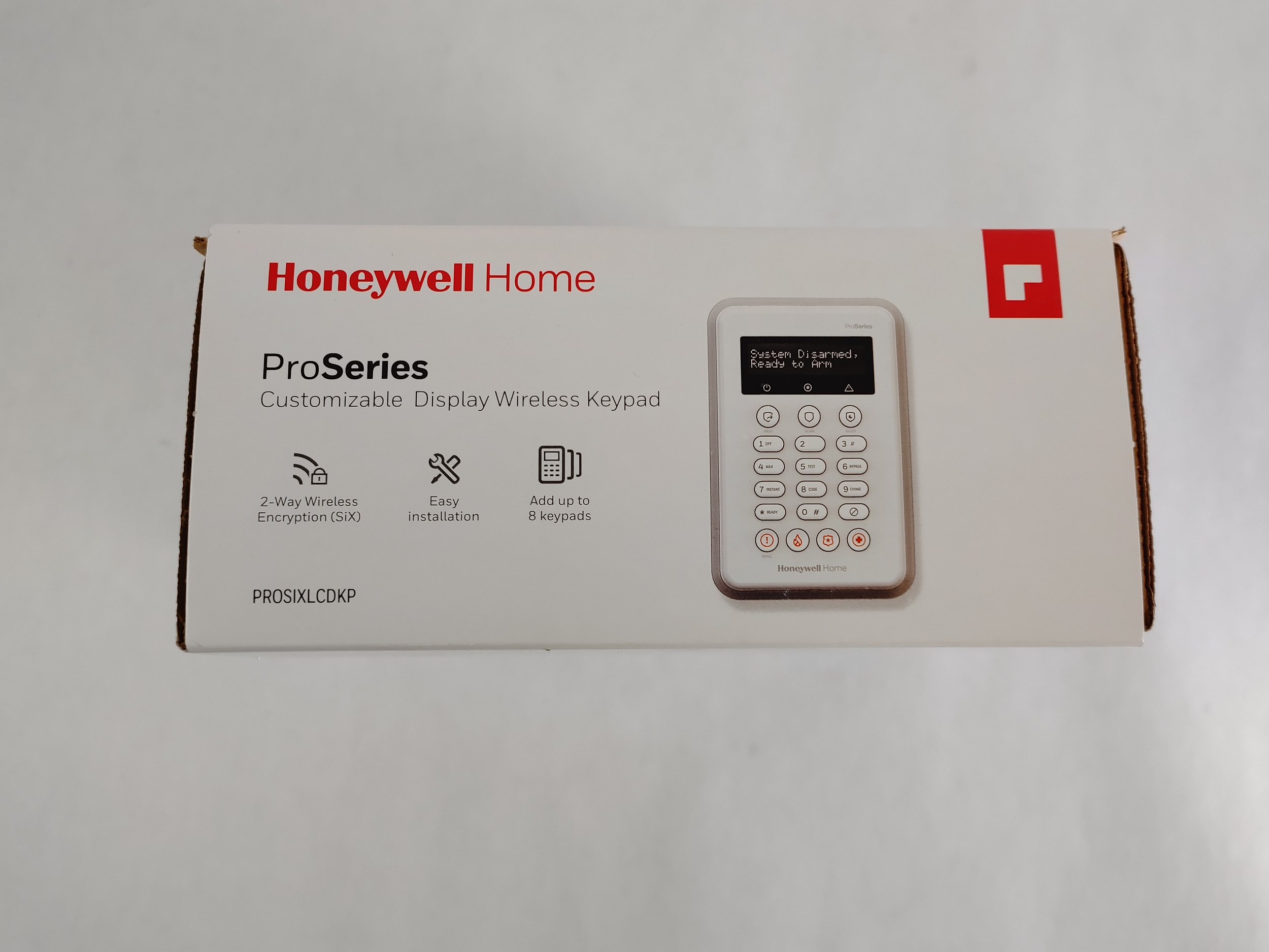 New Honeywell PROSIXLCDKP LCD Display Wireless Keypad Open Box