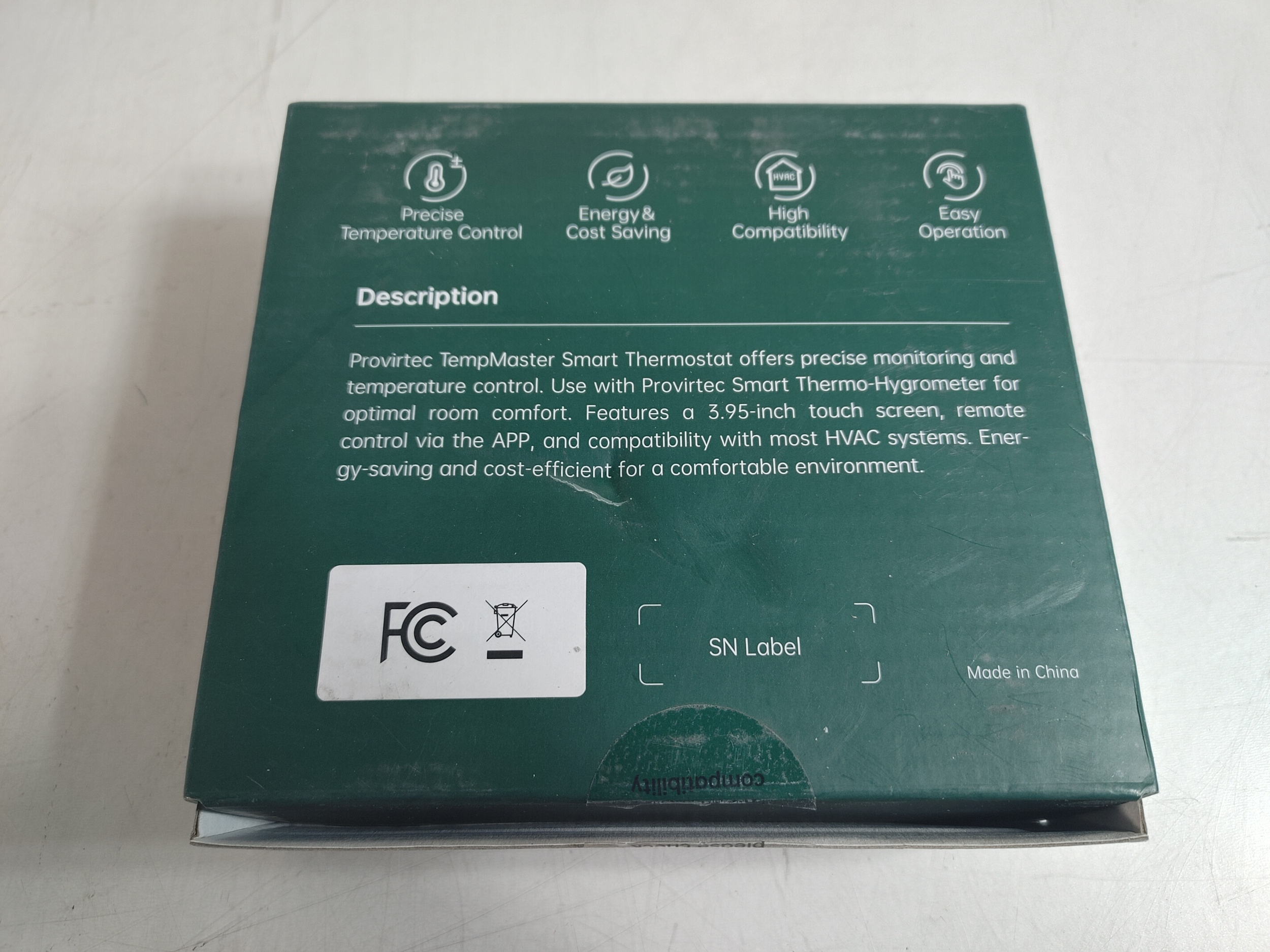 Provirtec TempMaster Smart Thermostat TH-01 New in Open Box