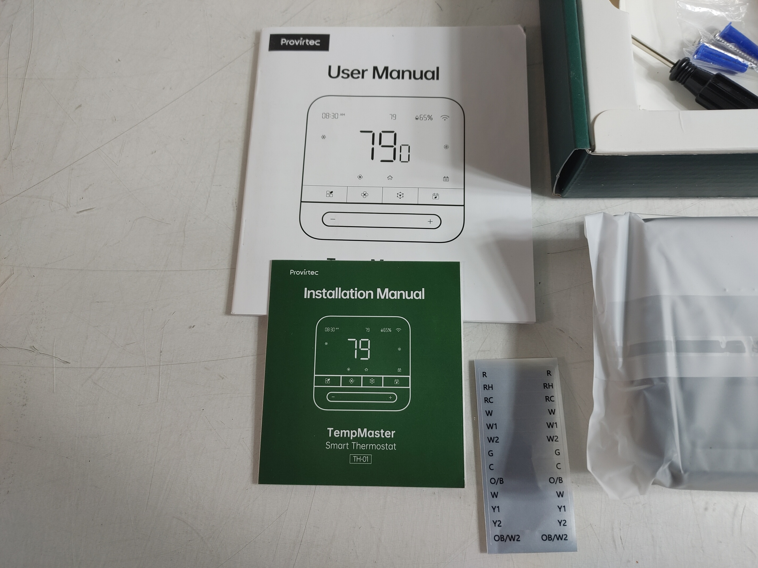 Provirtec TempMaster Smart Thermostat TH-01 New in Open Box