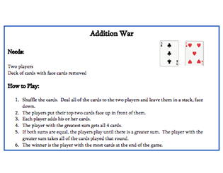 Addition War