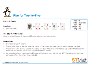 Five for 25