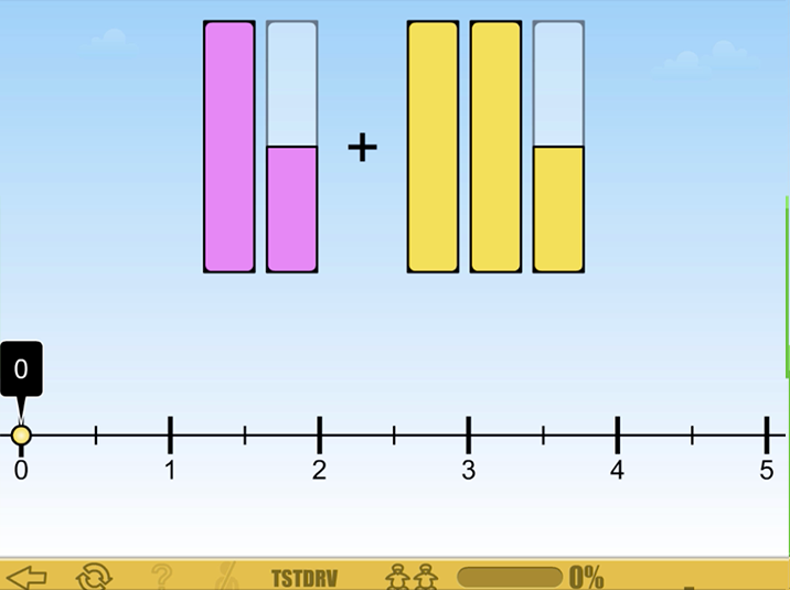 Scale Fractions Addition and Subtraction