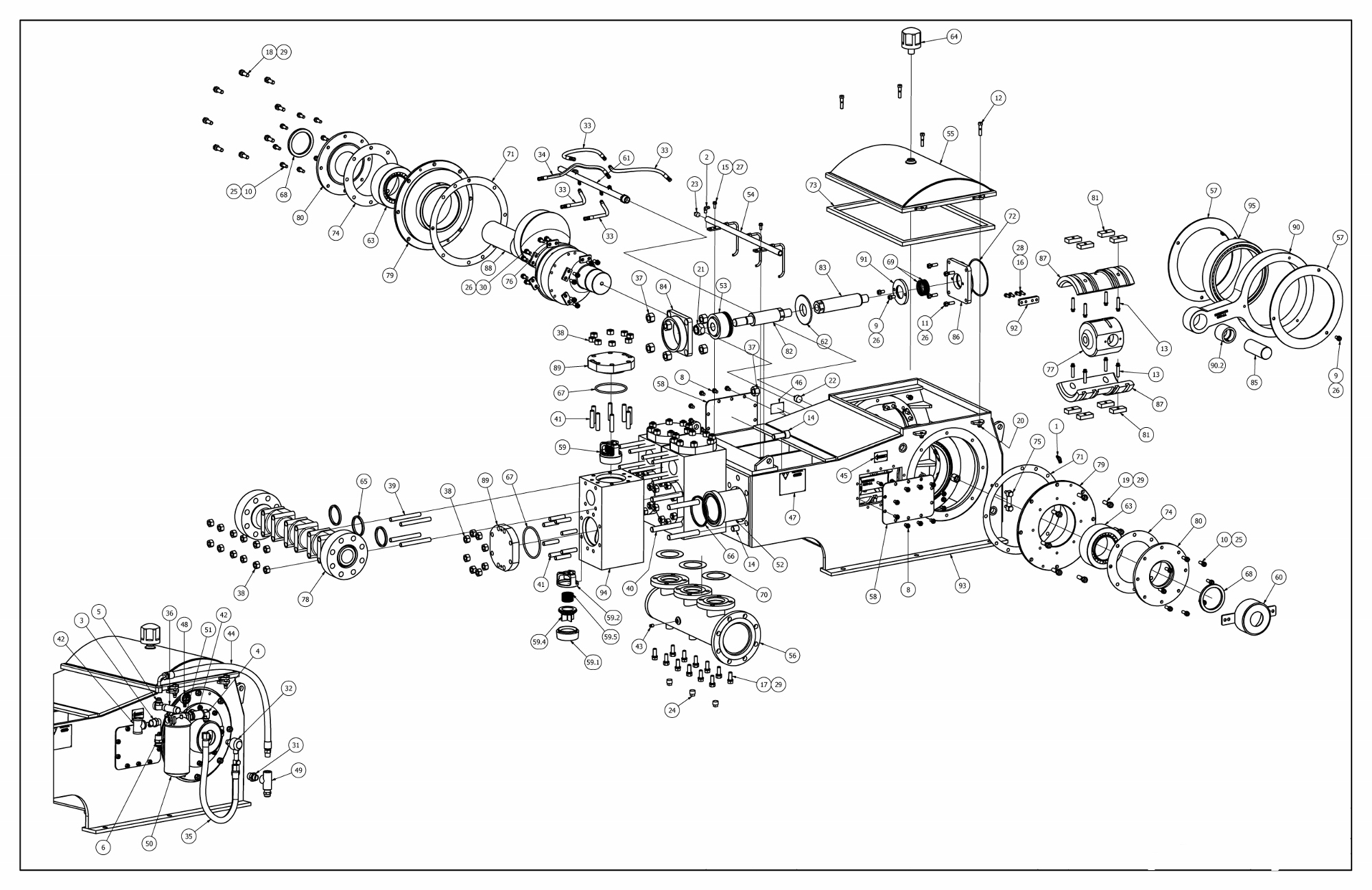 TT-560 Pump Parts View