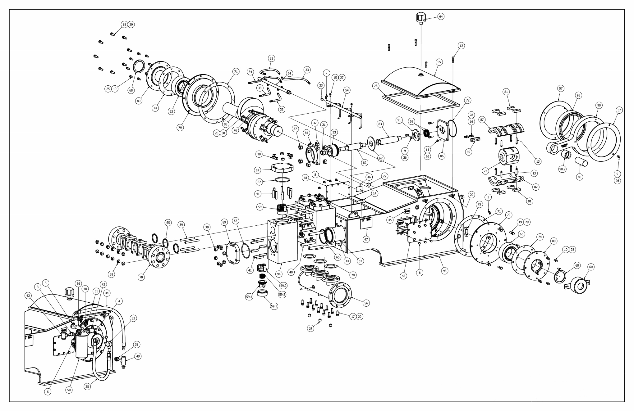 TT-560 Pump Parts View