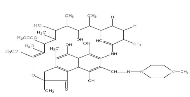 Molecular structure ofRifampicin 9