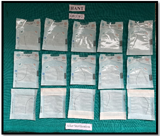Group 2 HANT wires after sterilization