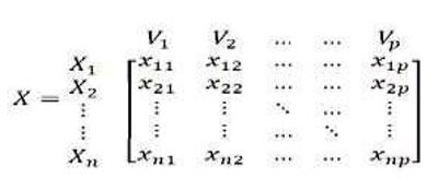 Data-matrix - vector