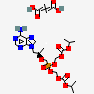 Tenofovir disoproxil fumarate structure
