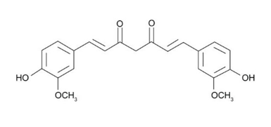 Chemical structure of curcumin.