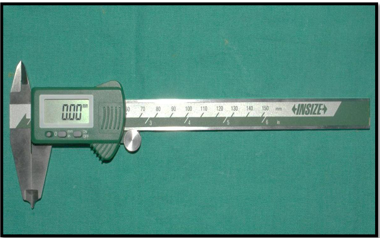 Digital vernier caliper