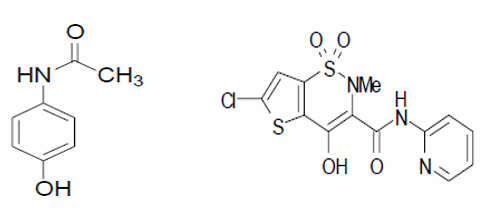 Chemical structure of (A) PCM and (B) LOX