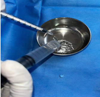 Mixing of insulin with saline