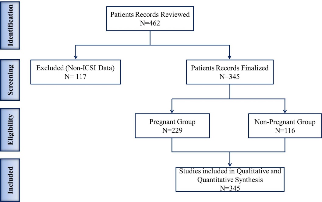 Flow chart of search and selection strategy