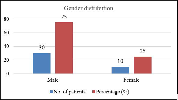 Gender distribution