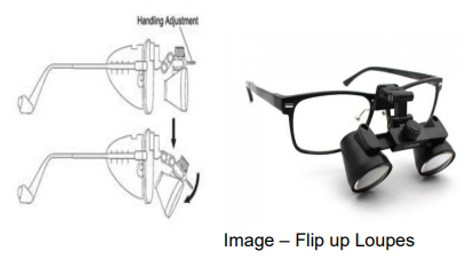 Flip up Loupes