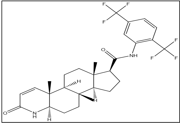 Dutasteride structure