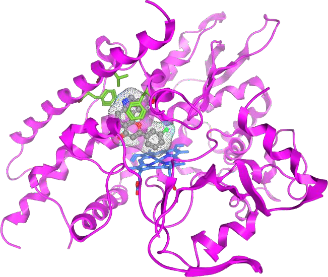 Illustration of molecular modelling