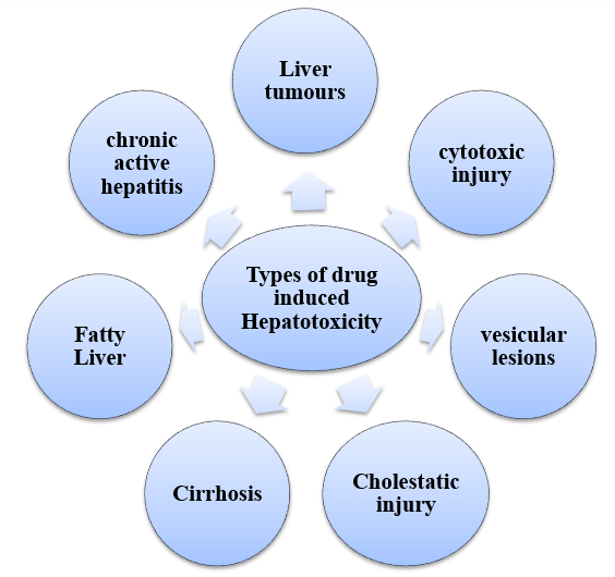 Types of drug induced Hepatotoxicity7