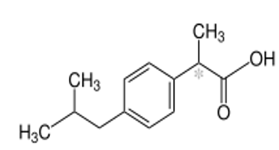 Structure of Ibuprofen
