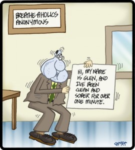 breathe-aholic cartoon