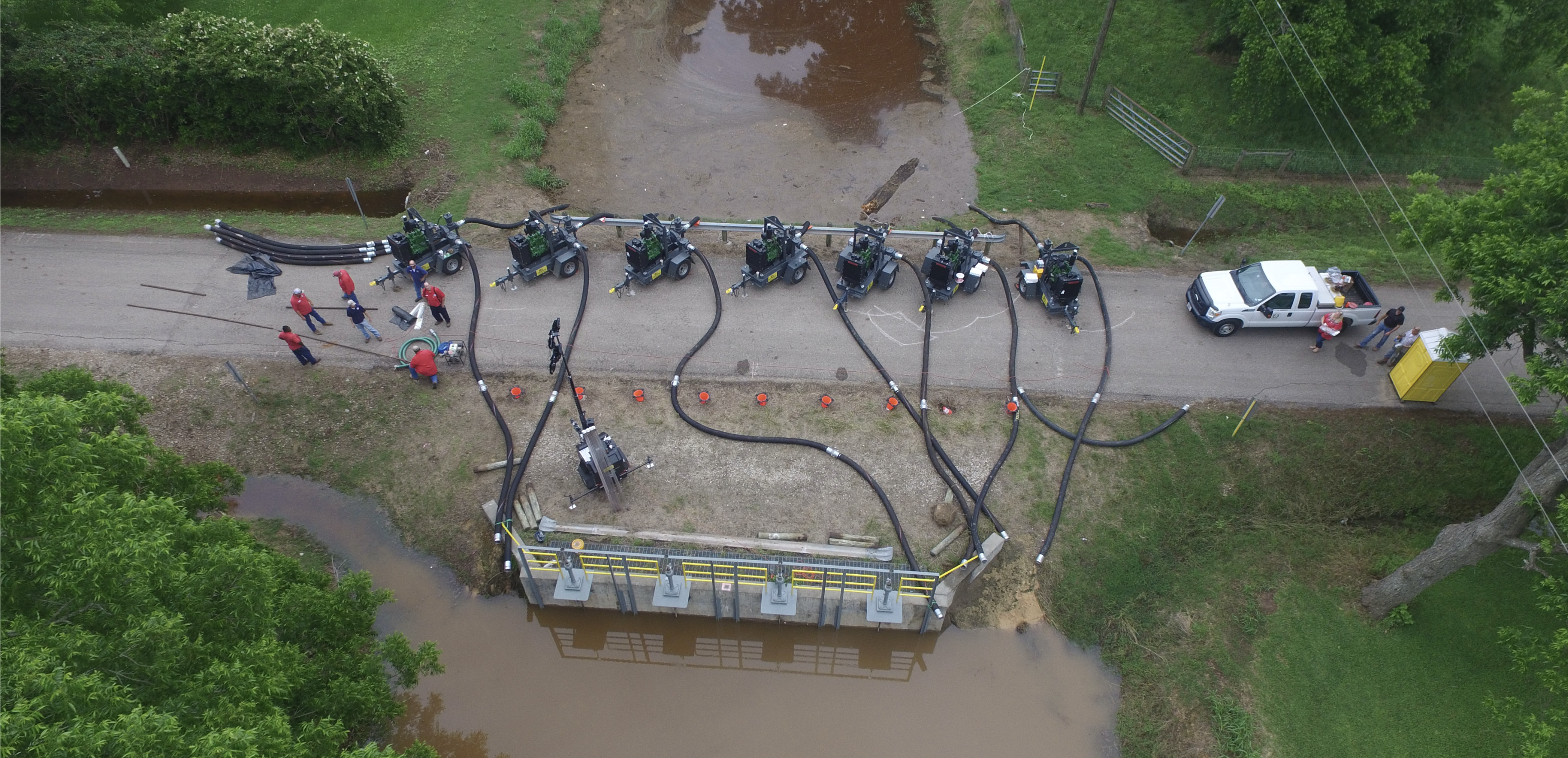 pumping operations in simonton